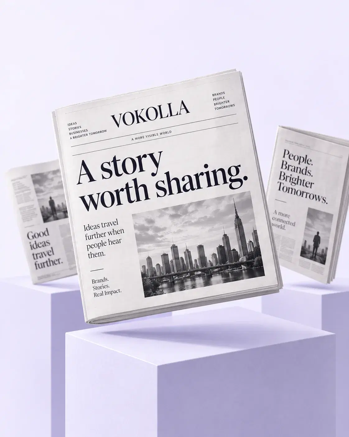 Illustrative Vokolla newspapers: A story worth sharing.
